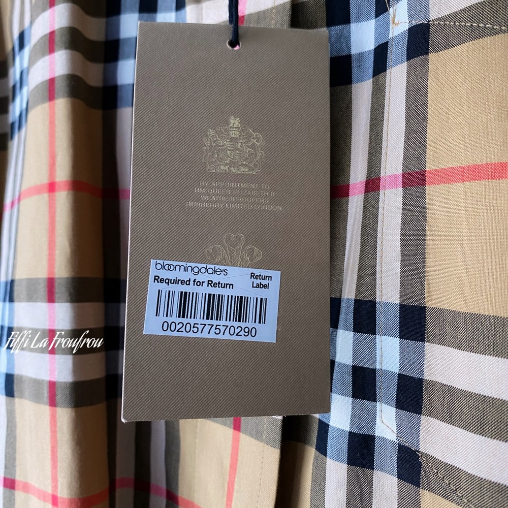 Authentic Burberry shirt dress - Picture 9 of 13